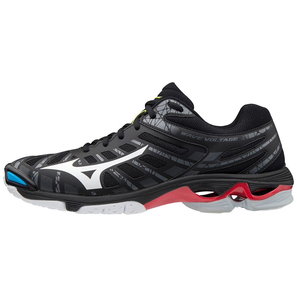 Scarpe Pallavolo Mizuno Wave Voltage Uomo - Nere/Bianche - 56791-RGIZ